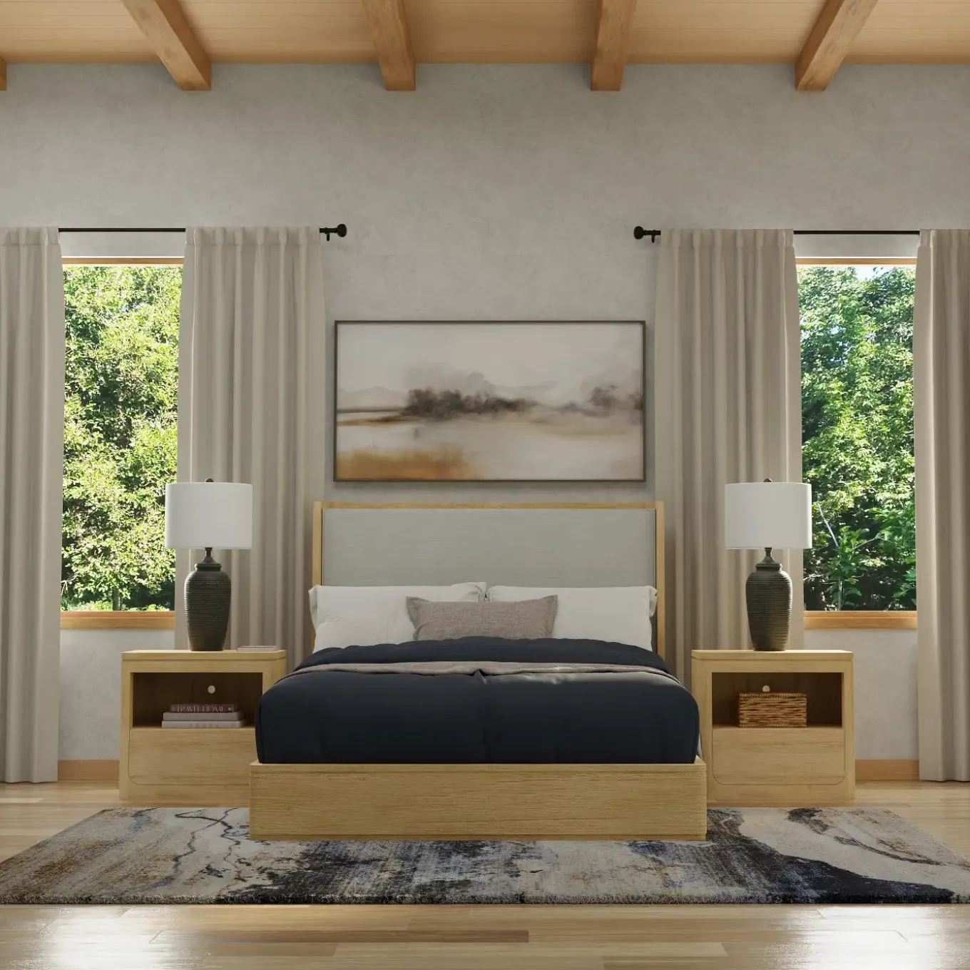 Aiden Natural Bedroom Set