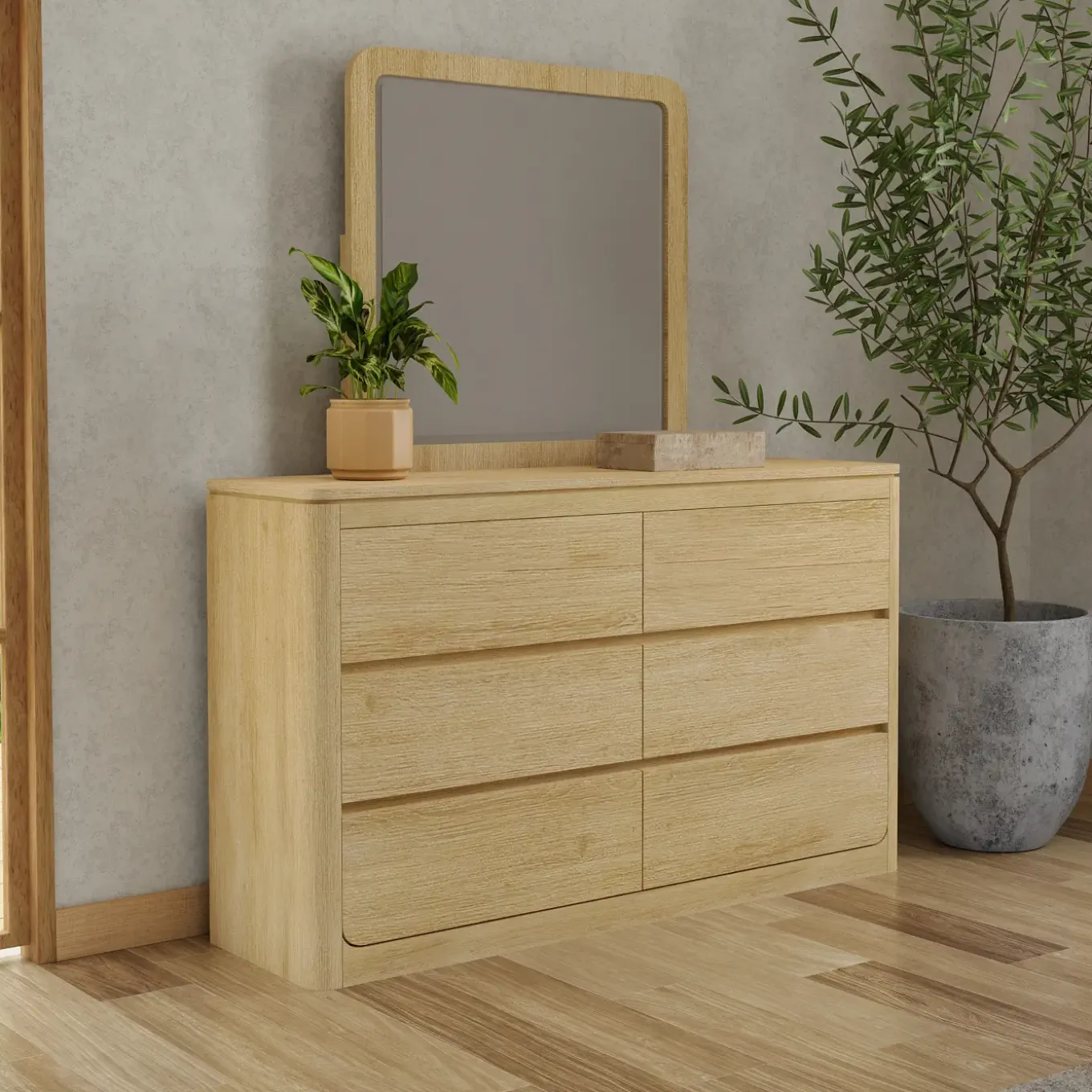 Aiden Natural Bedroom Set
