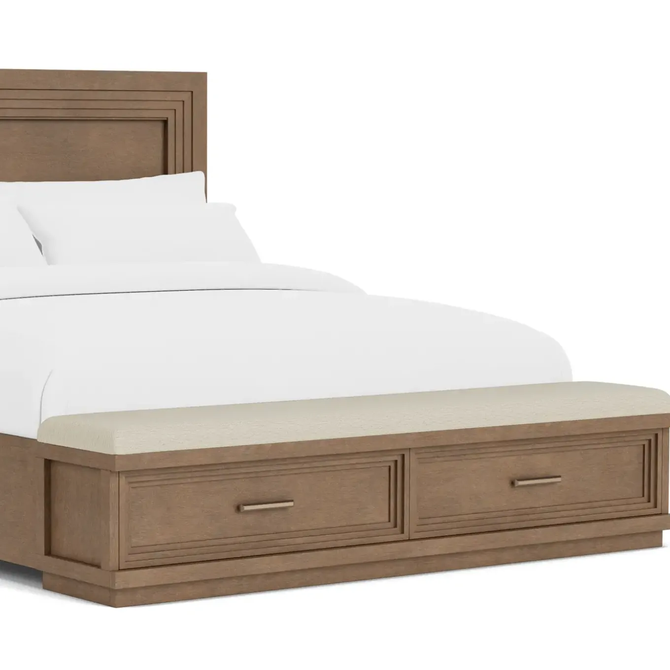 Aspen King Illuminated Storage Bed
