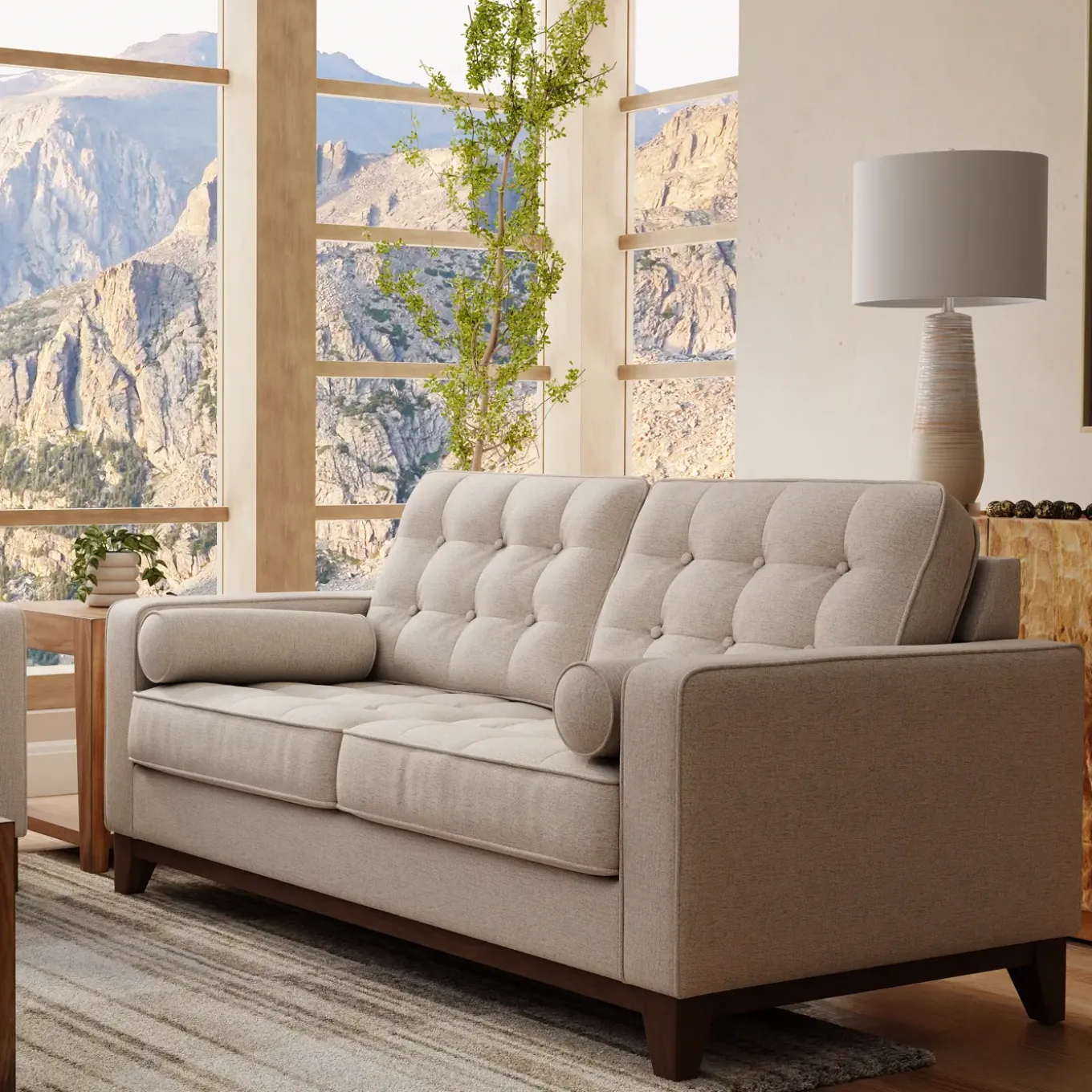 Calvin Living Room Set Beige