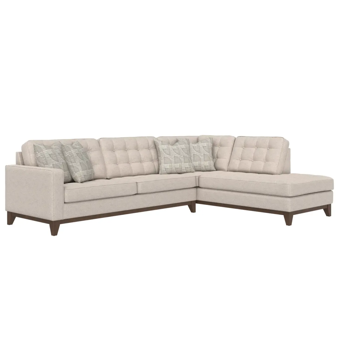 Calvin 2pc Sectional with RAF Chaise