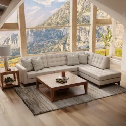 Calvin 2pc Sectional with RAF Chaise