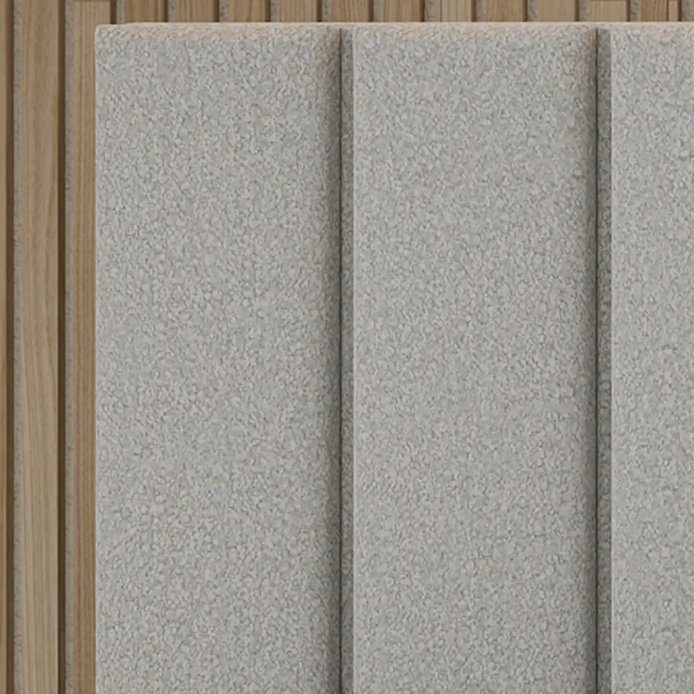Cascade Channeled Upholstered Bed