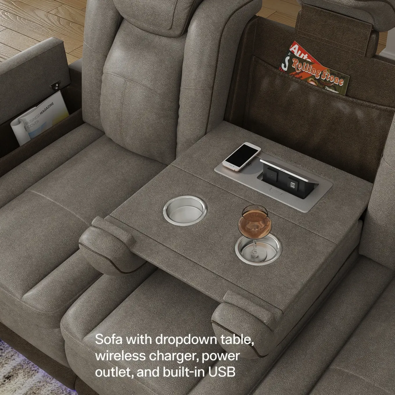 Cinema Buy the Power Reclining Sofa, Get the Power Reclining Loveseat Free