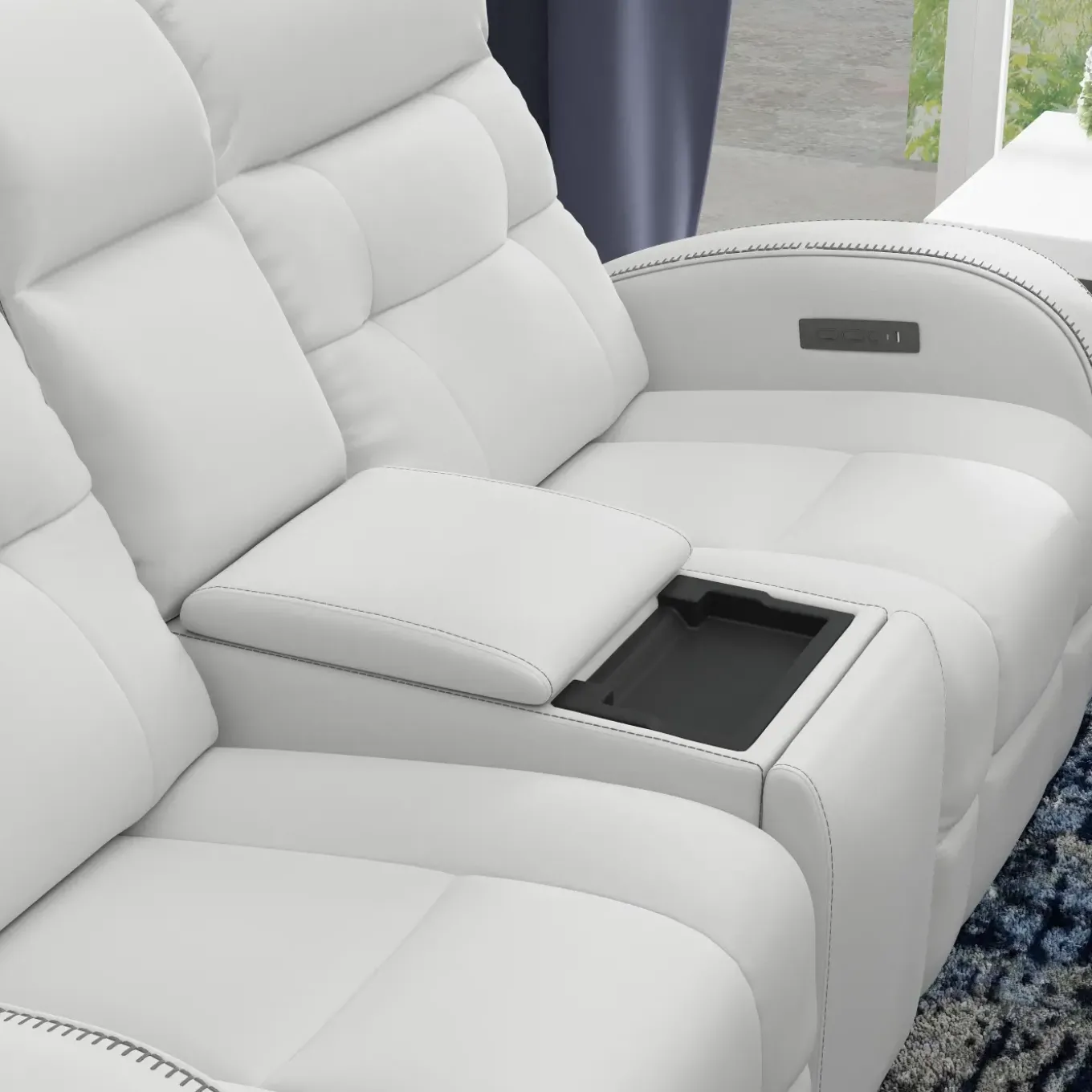 Cosmo Gray Reclining Living Room Set