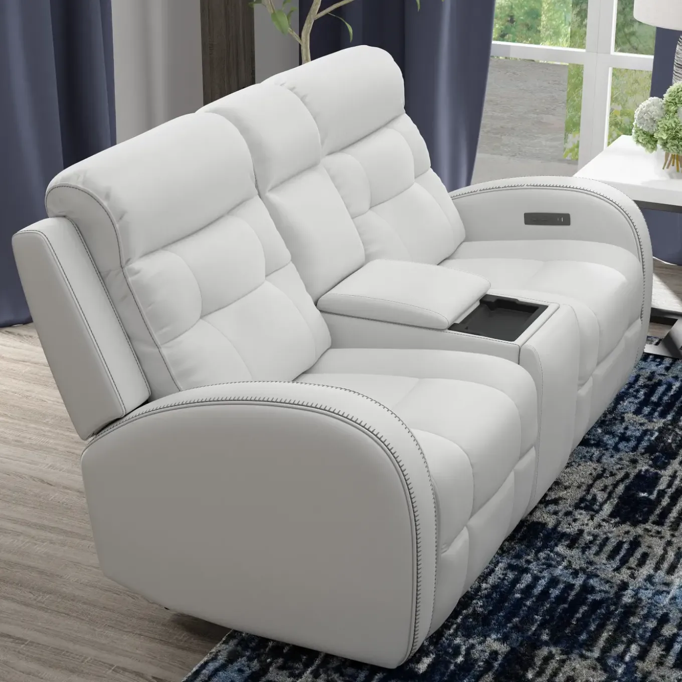 Cosmo Gray Reclining Living Room Set
