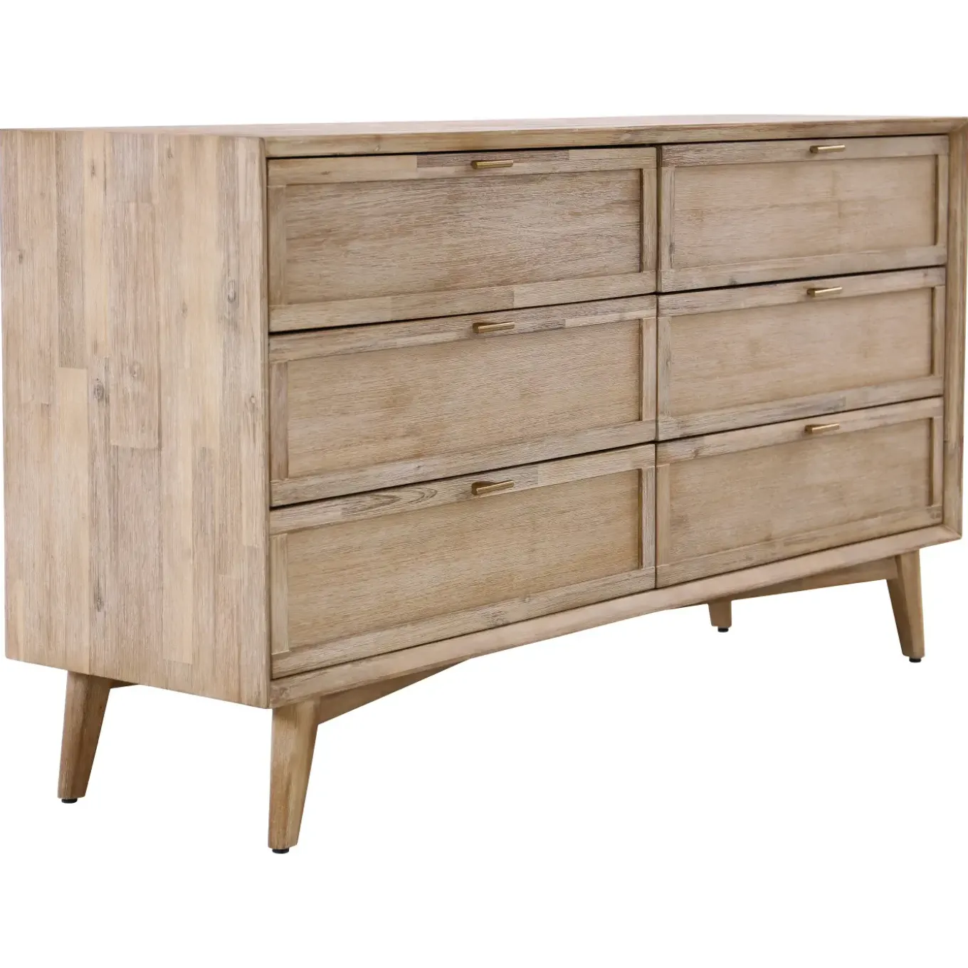 Crosby California King Bed, Dresser, Mirror, Nightstand