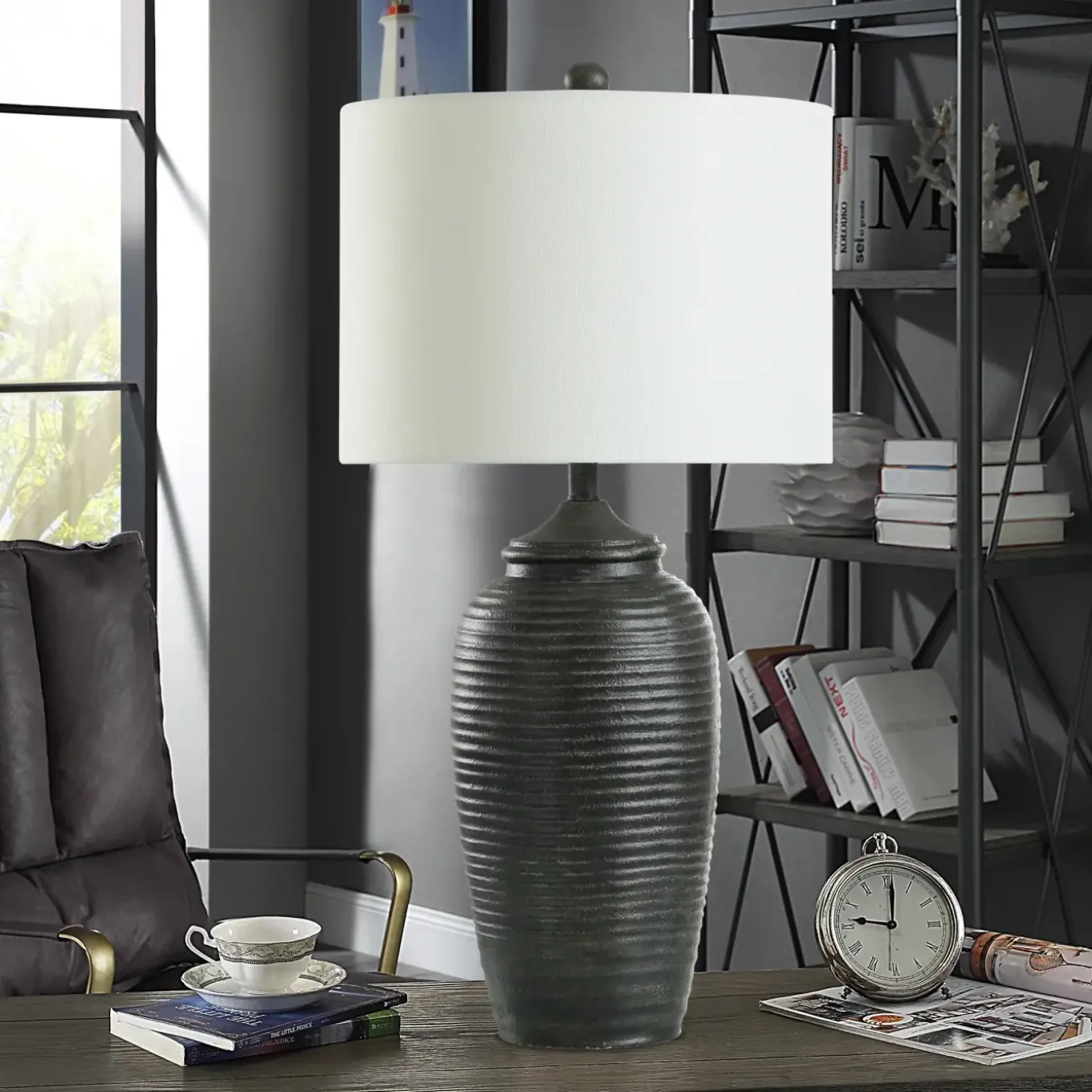 Dalton Black Table Lamp