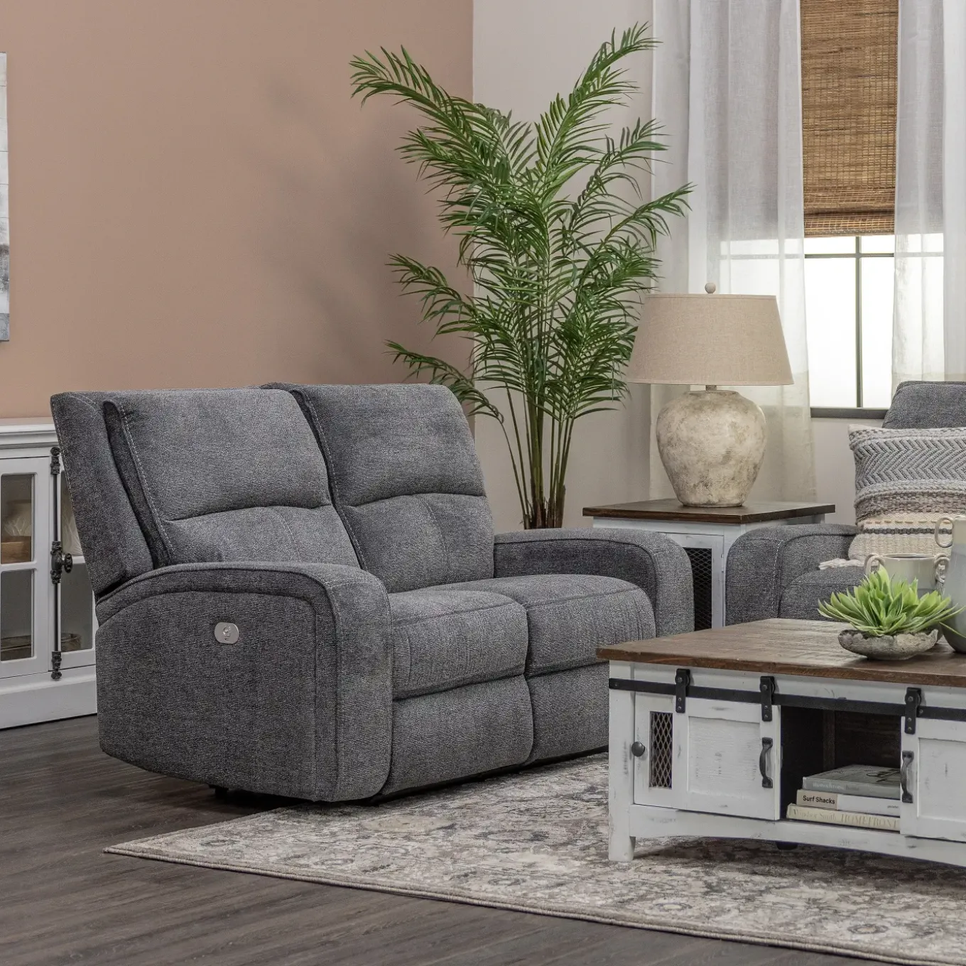 Dawson Reclining Living Room Gray