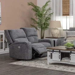 Dawson Reclining Living Room Gray