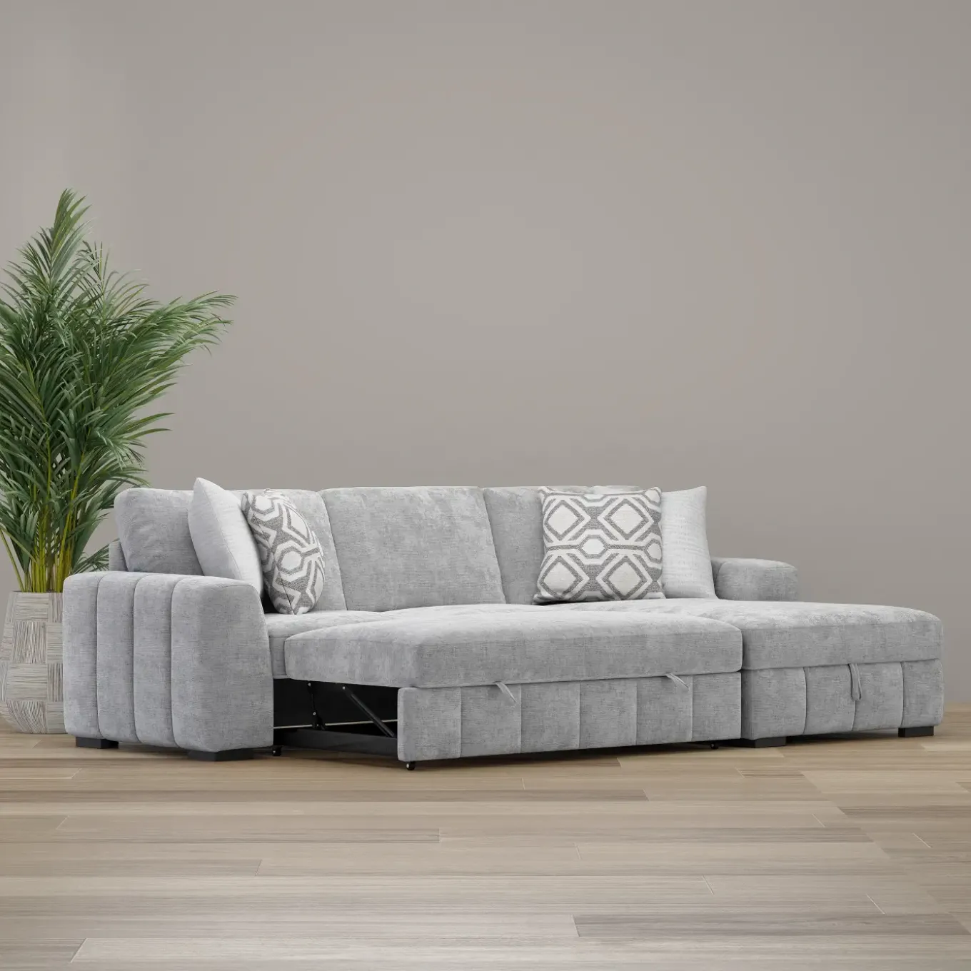 Dreamscape 2pc Sleeper Sofa with Right Storage Chaise