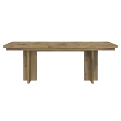 Durian Extendable Trestle Dining Table & 6 Side Chairs