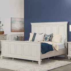 East Bay White Panel Bed