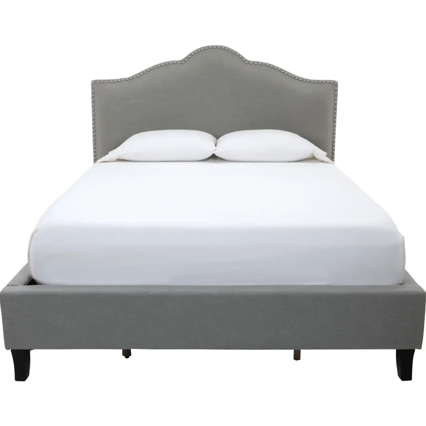 Jaime Gray Upholstered Bed