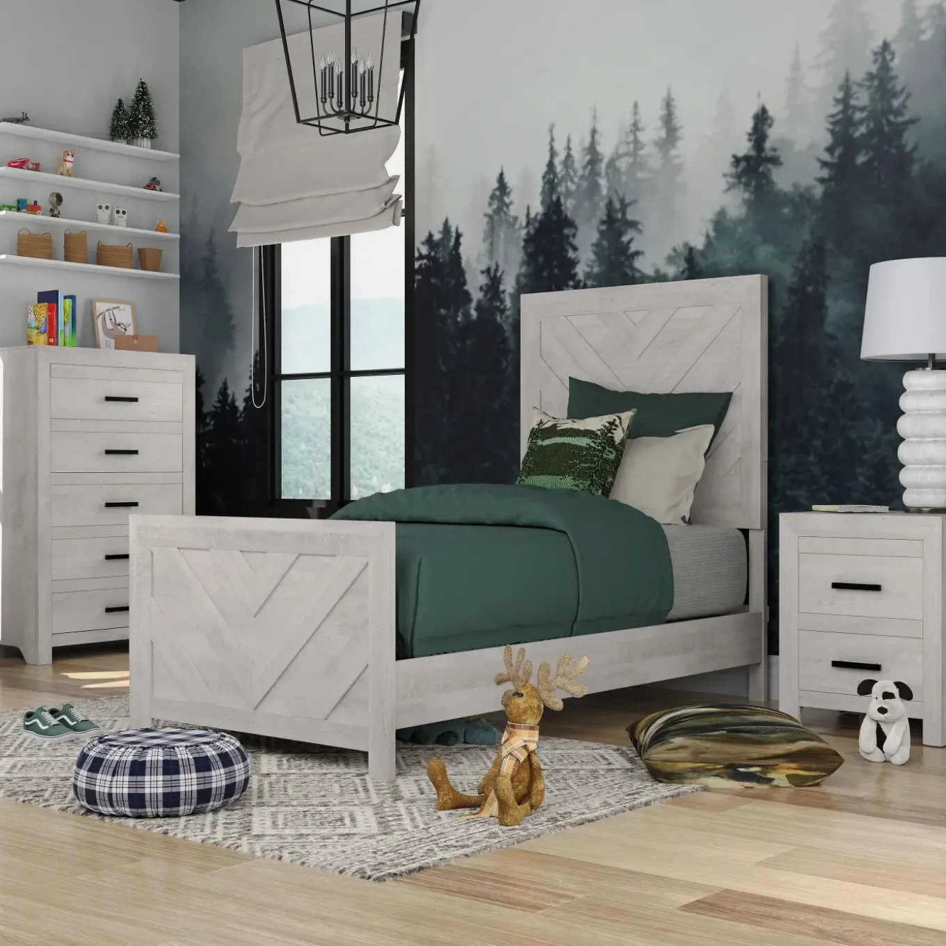 Kelcey Full Bed, Chest & Nightstand
