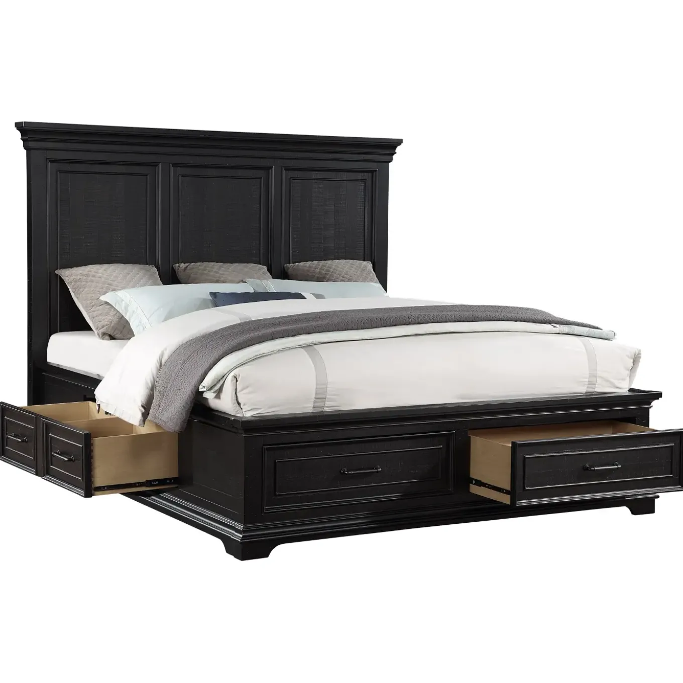 Legion Ebony Storage Bed
