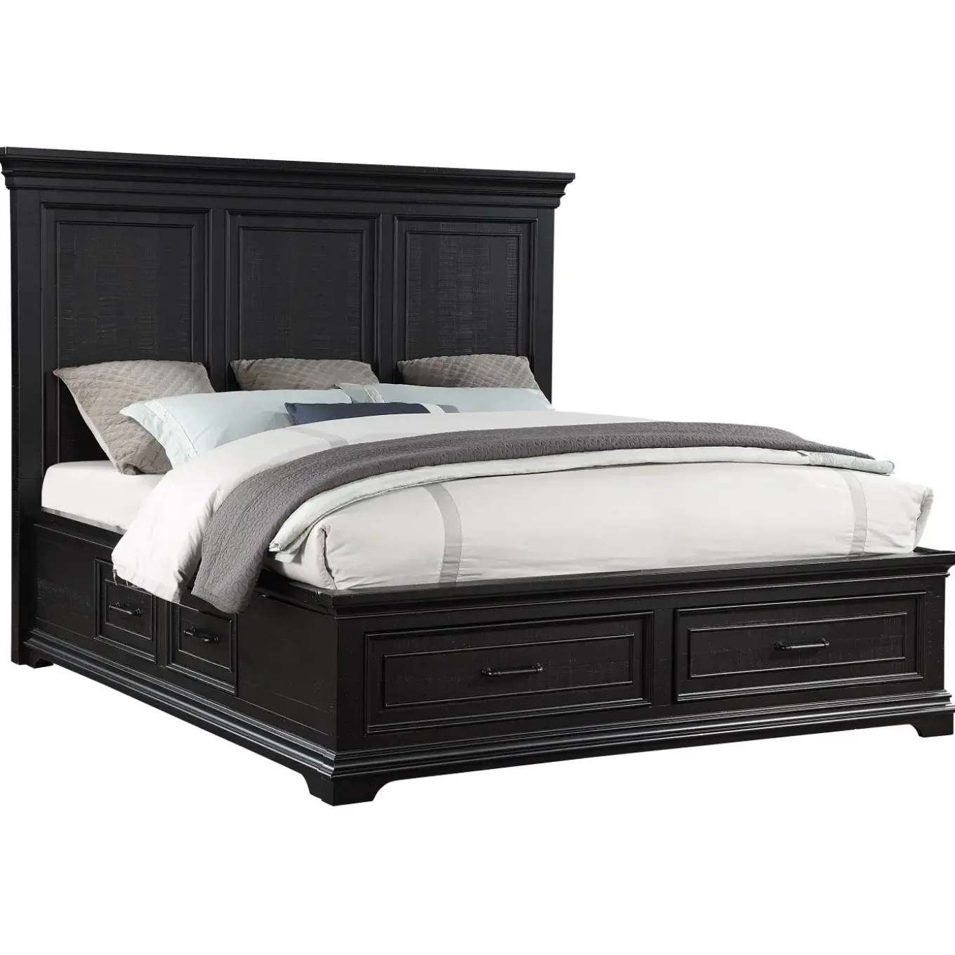 Legion Ebony Storage Bedroom Set