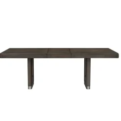 Lumen Extendable Pedestal Dining Table & 4 Side Chairs