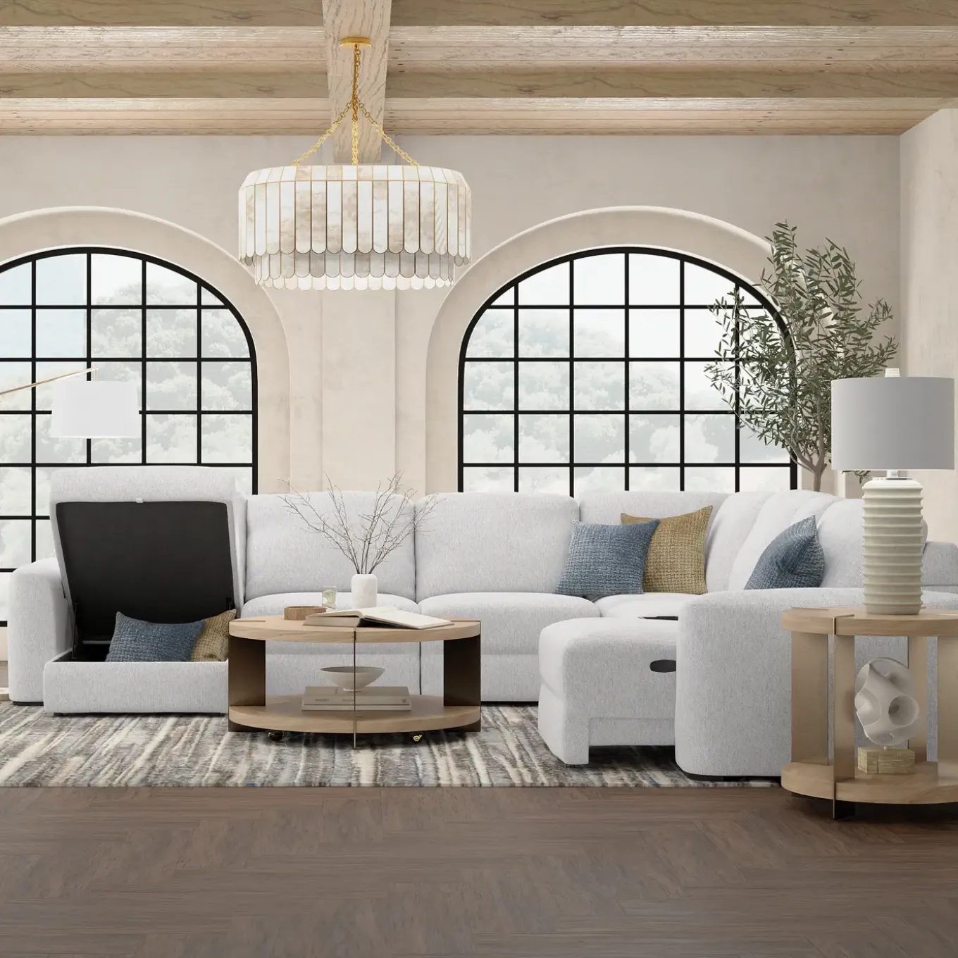 Luna Power Sectional