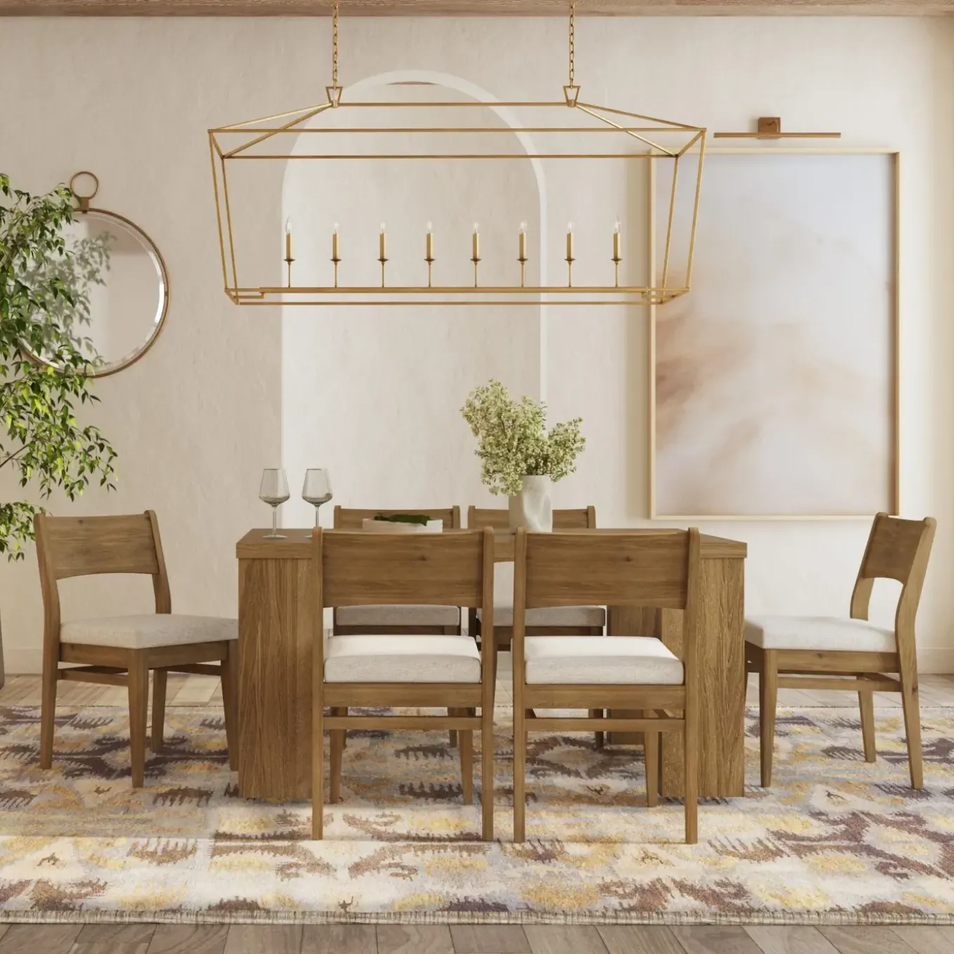 Madison Dining Table & 6 Chairs