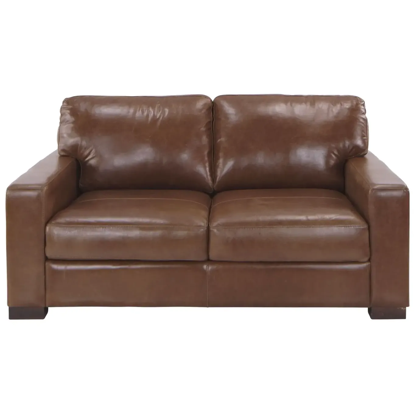 Monarch Leather Loveseat