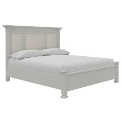 Newport King Upholstered Panel Bed