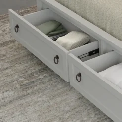 Newport King Upholstered Storage Bed