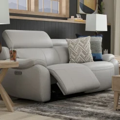 Nixon-New! Leather Power Sofa
