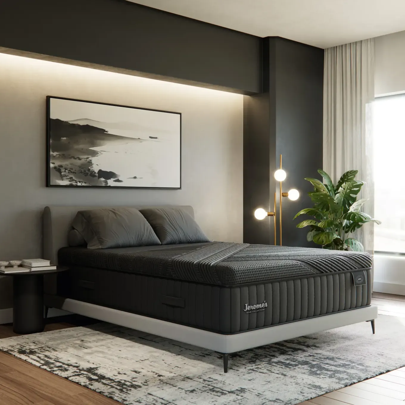 Noir Firm Split Head California King Mattress