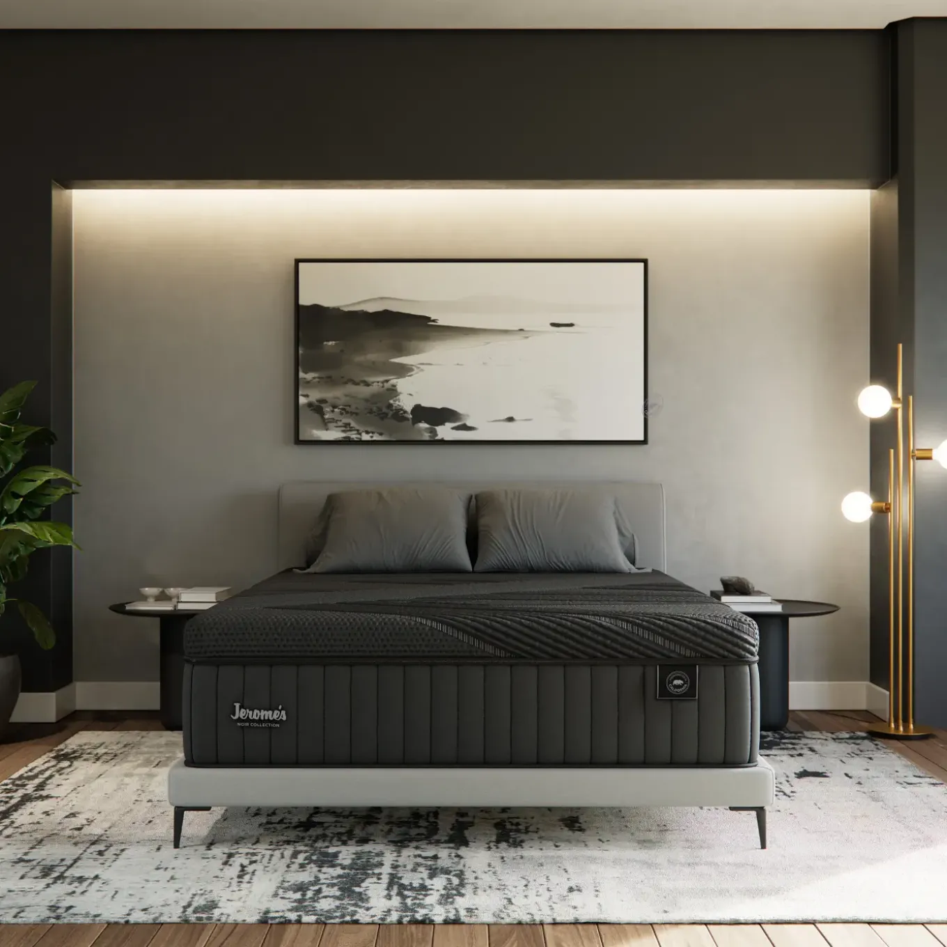 Noir Plush Split Head California King Mattress