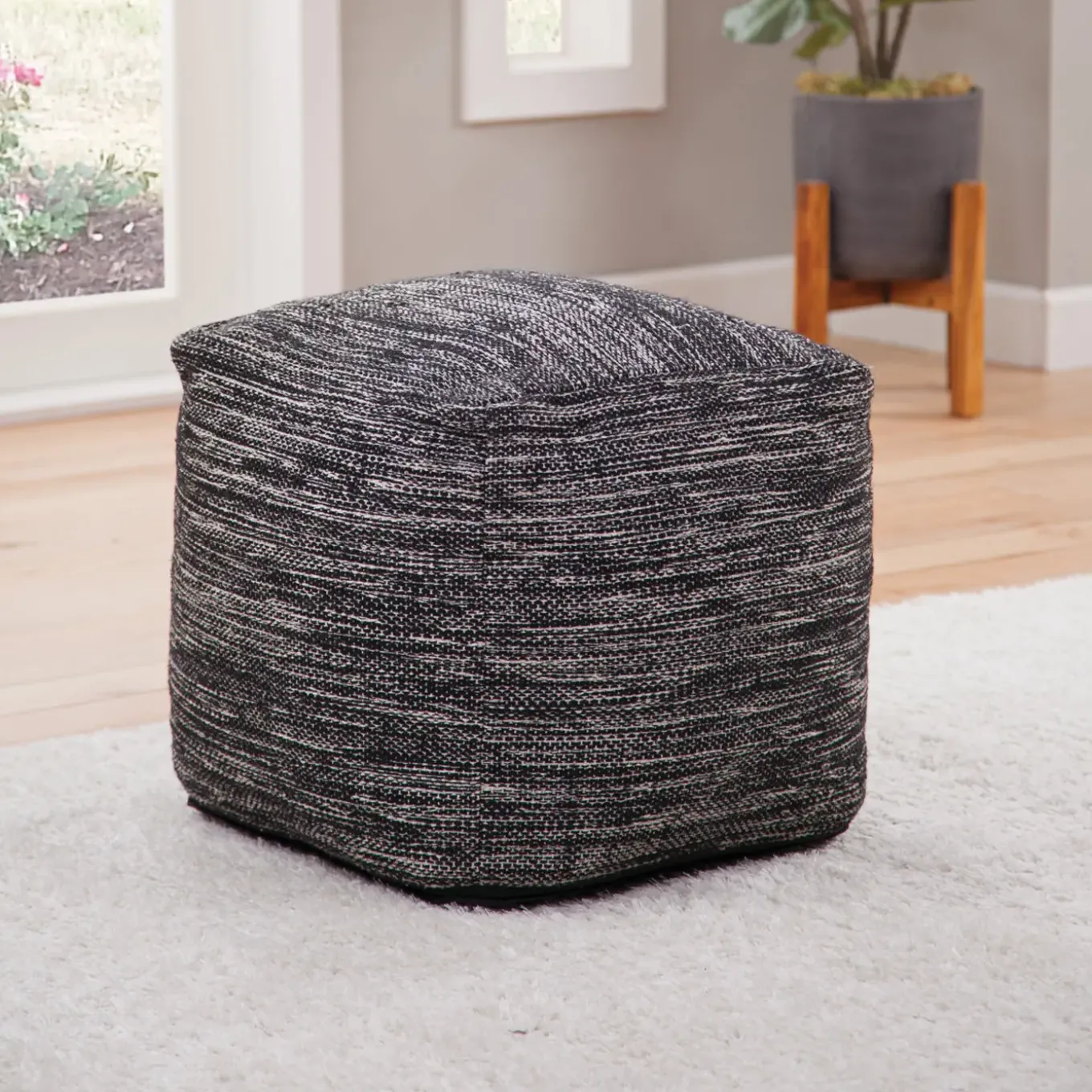 Omari Pouf Square Ottoman