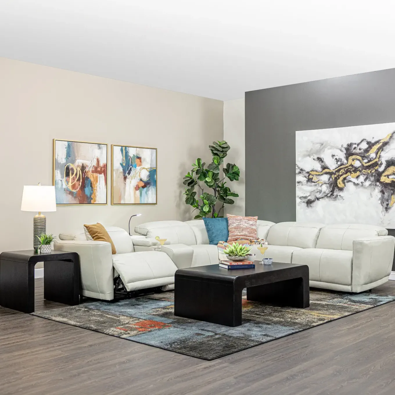 Orion Reclining Leather Living Room Set