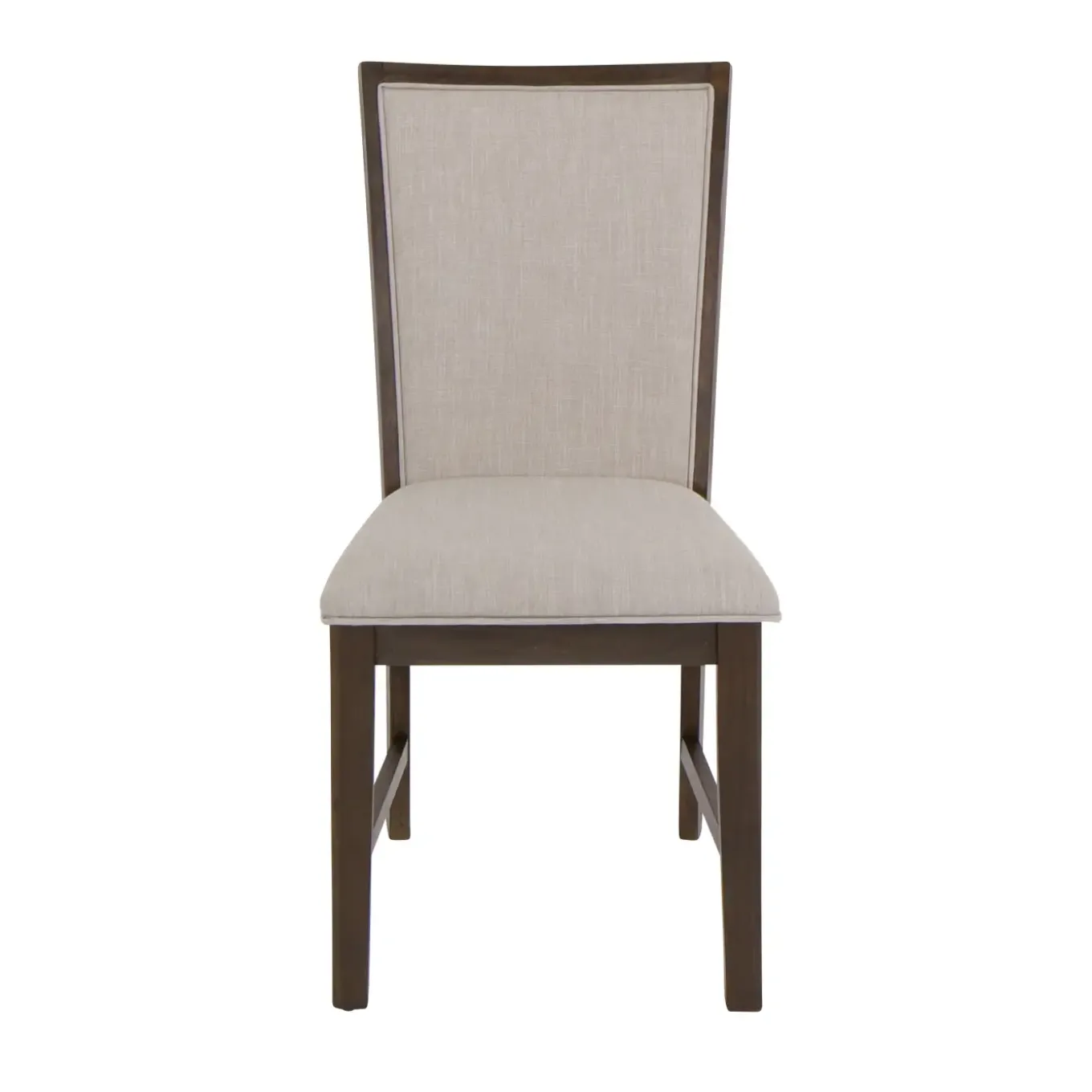Riley 7pc Dining Set: Extendable Table, 2 Upholstered Chairs & 4 Slat Back Chairs