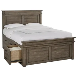Rivington California King Captain's Bed, Dresser, Mirror, Nightstand