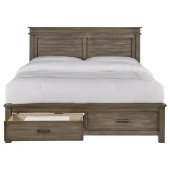Rivington Eastern King Panel Storage Bed, Dresser, Mirror, Nightstand