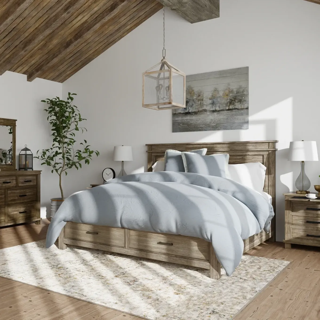Rivington Gray Bedroom Set