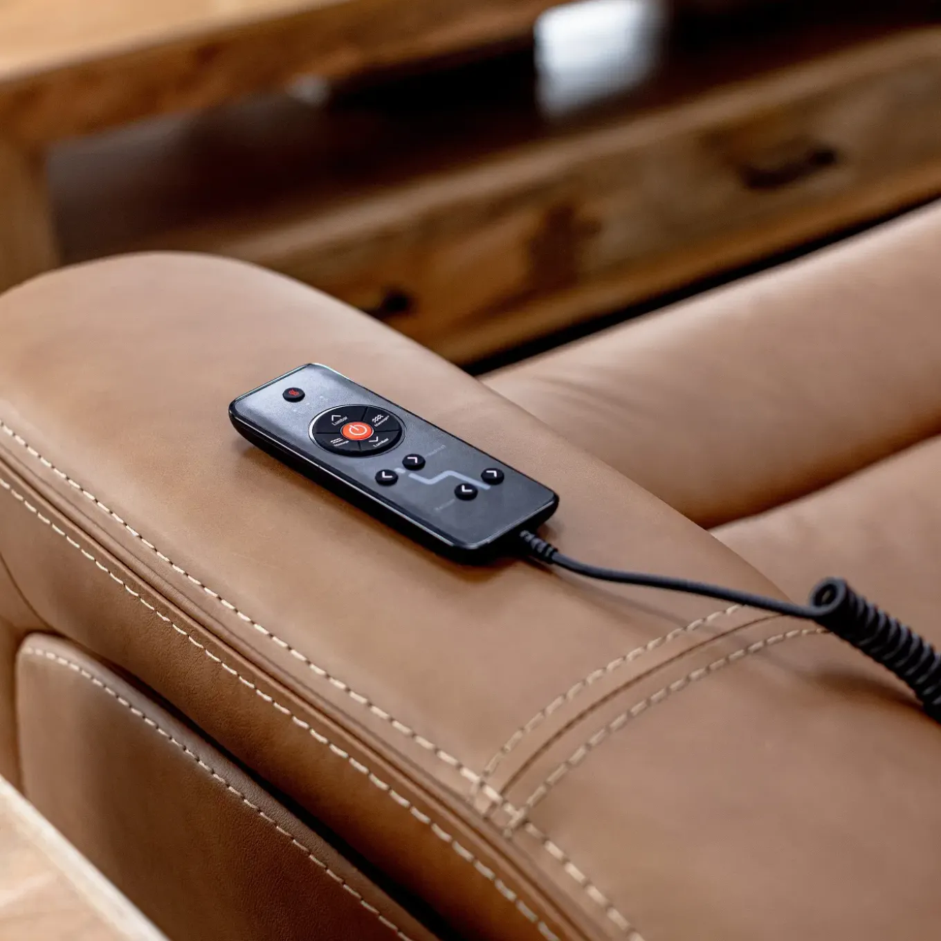 Ryder 3pc Leather Power Reclining Console Loveseat with Heat & Massge