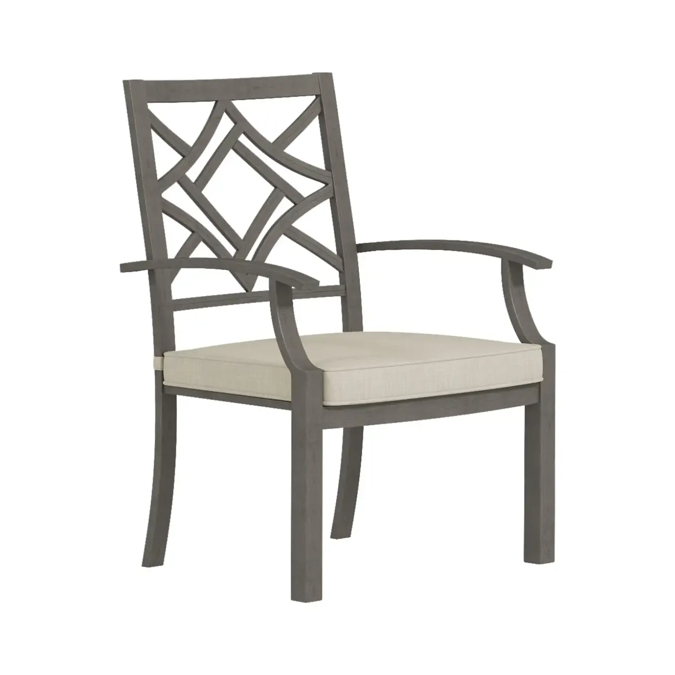 Saint Lucia 7pc Dining Set: Table & 6 Armchairs