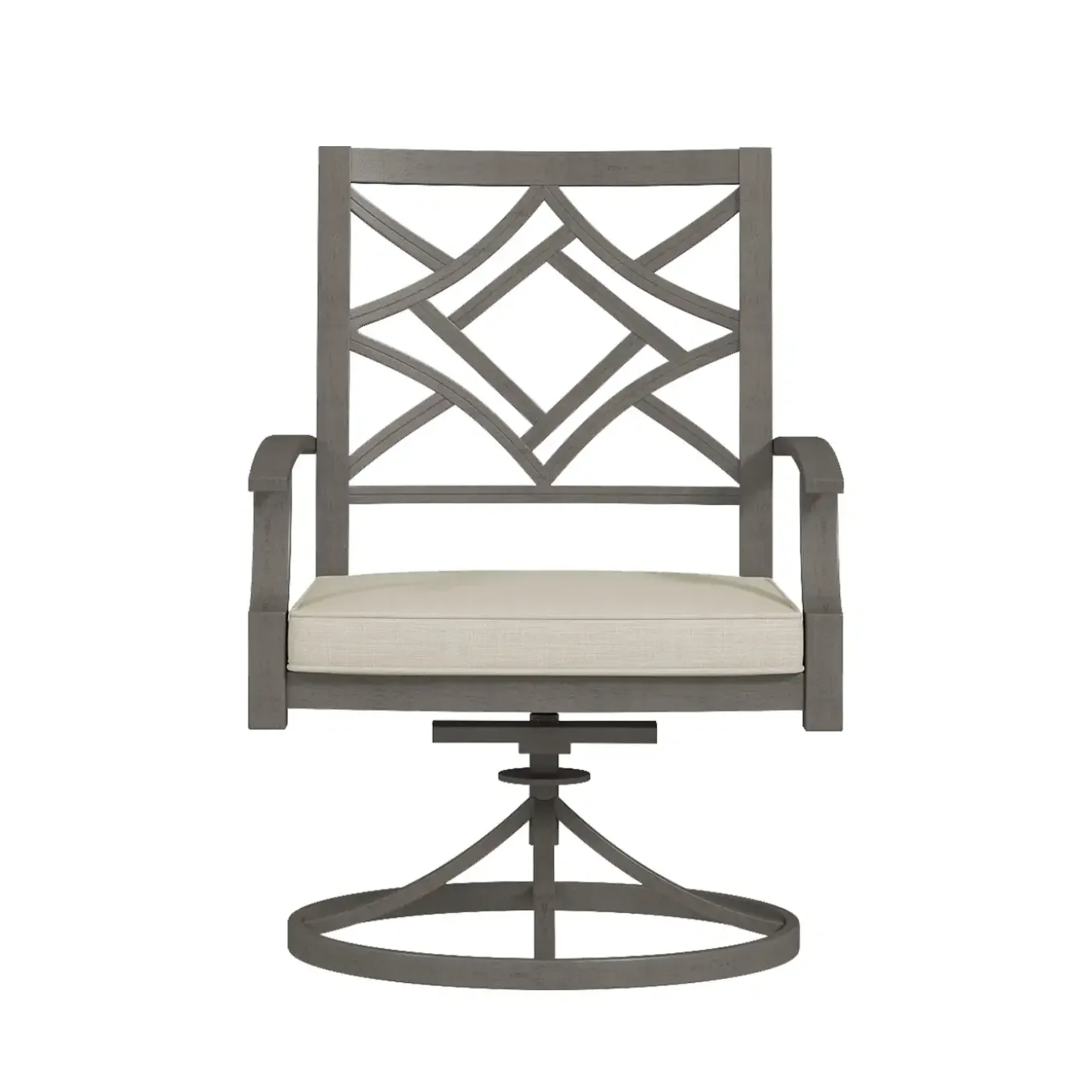 Saint Lucia 7pc Dining Set: Table & 6 Swivel Armchairs