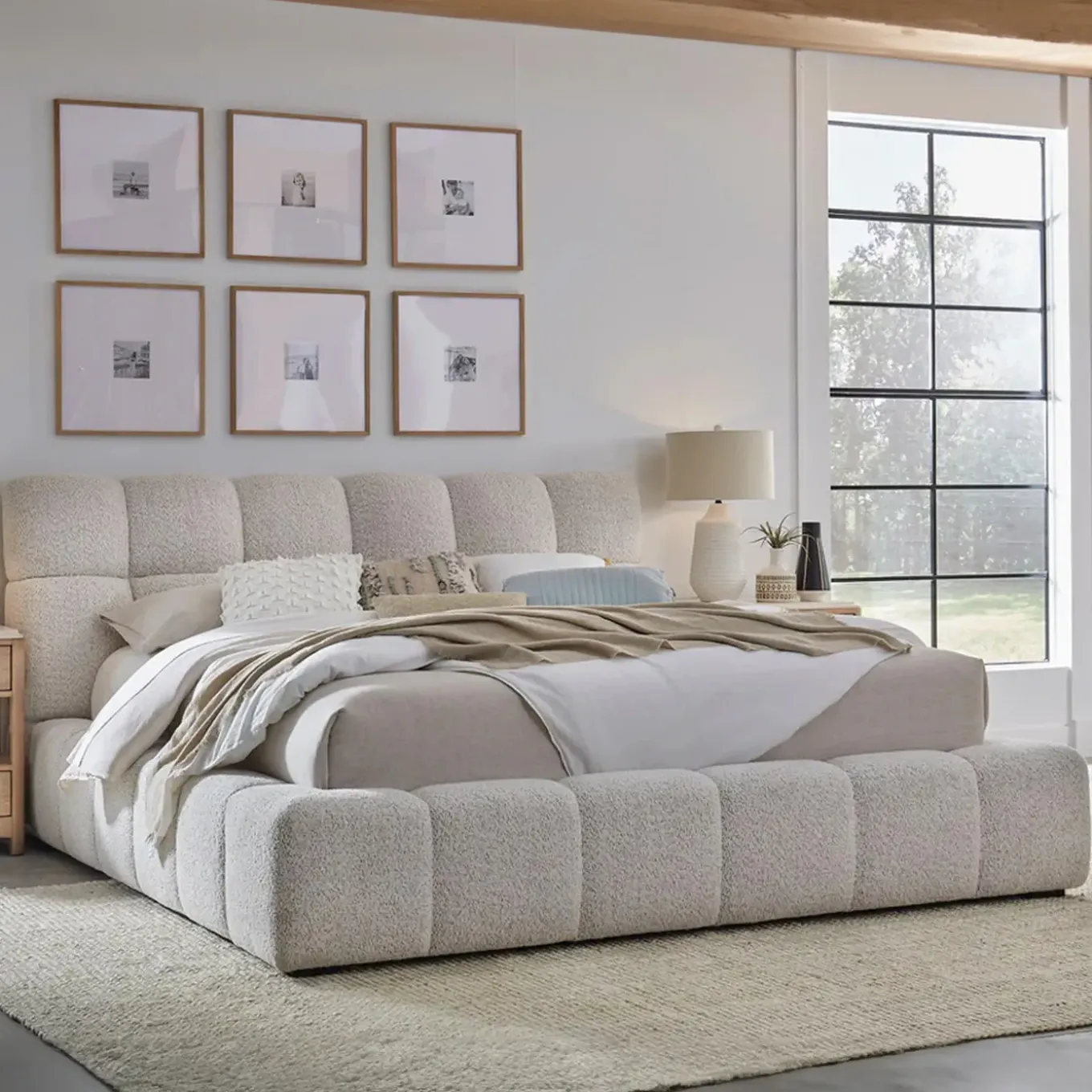 Sanctuary King Upholstered Bed