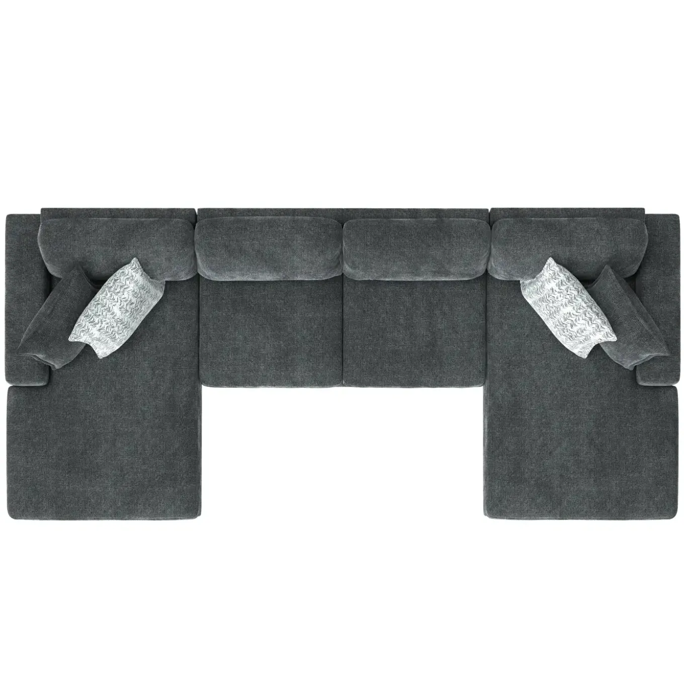 Slumber 3pc Double Storage Chaise Sleeper Sectional