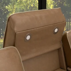 Soundwave Living Room Set Immersive Power Leather Reclining Sofa & Loveseat