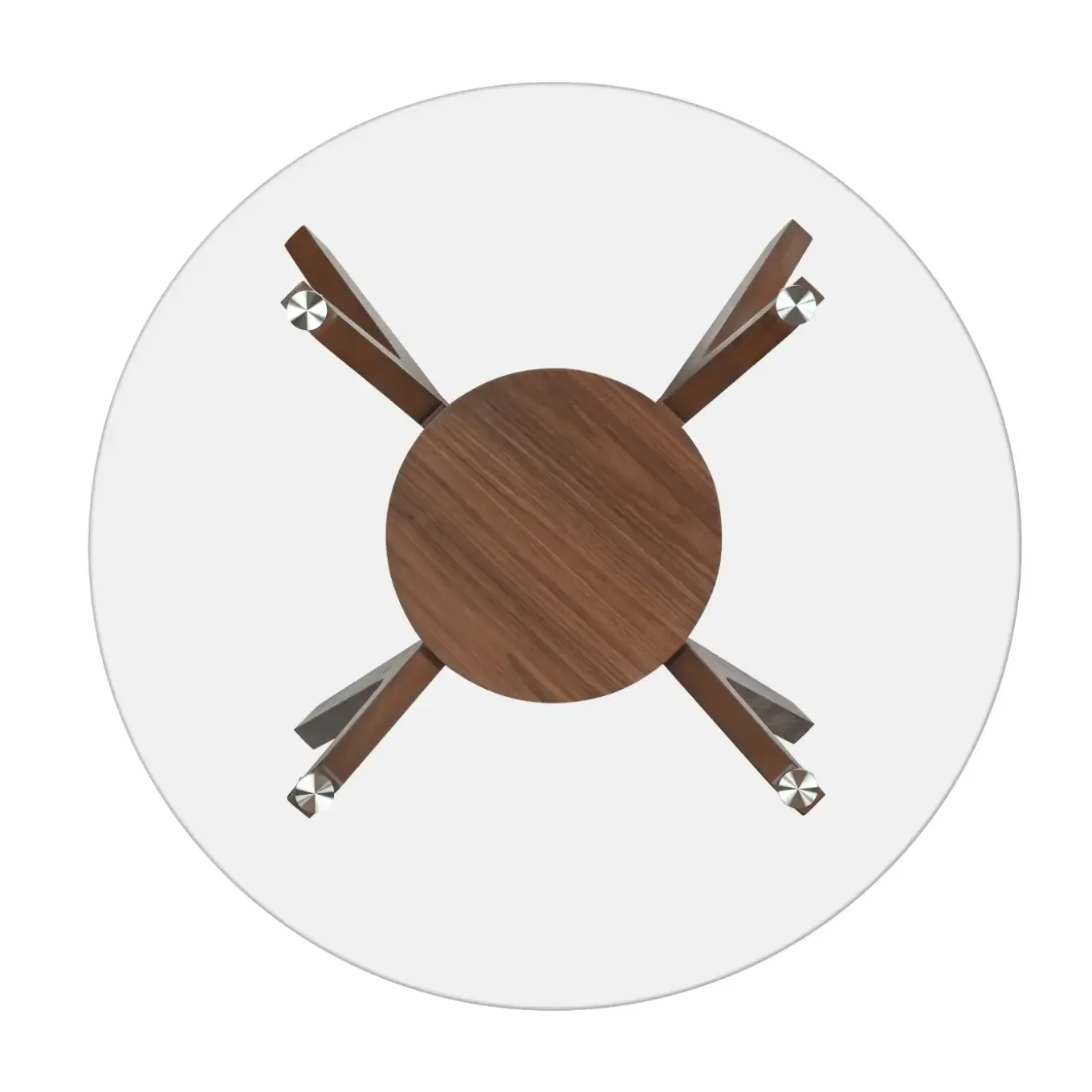 Sullivan Round Table With Glass Top