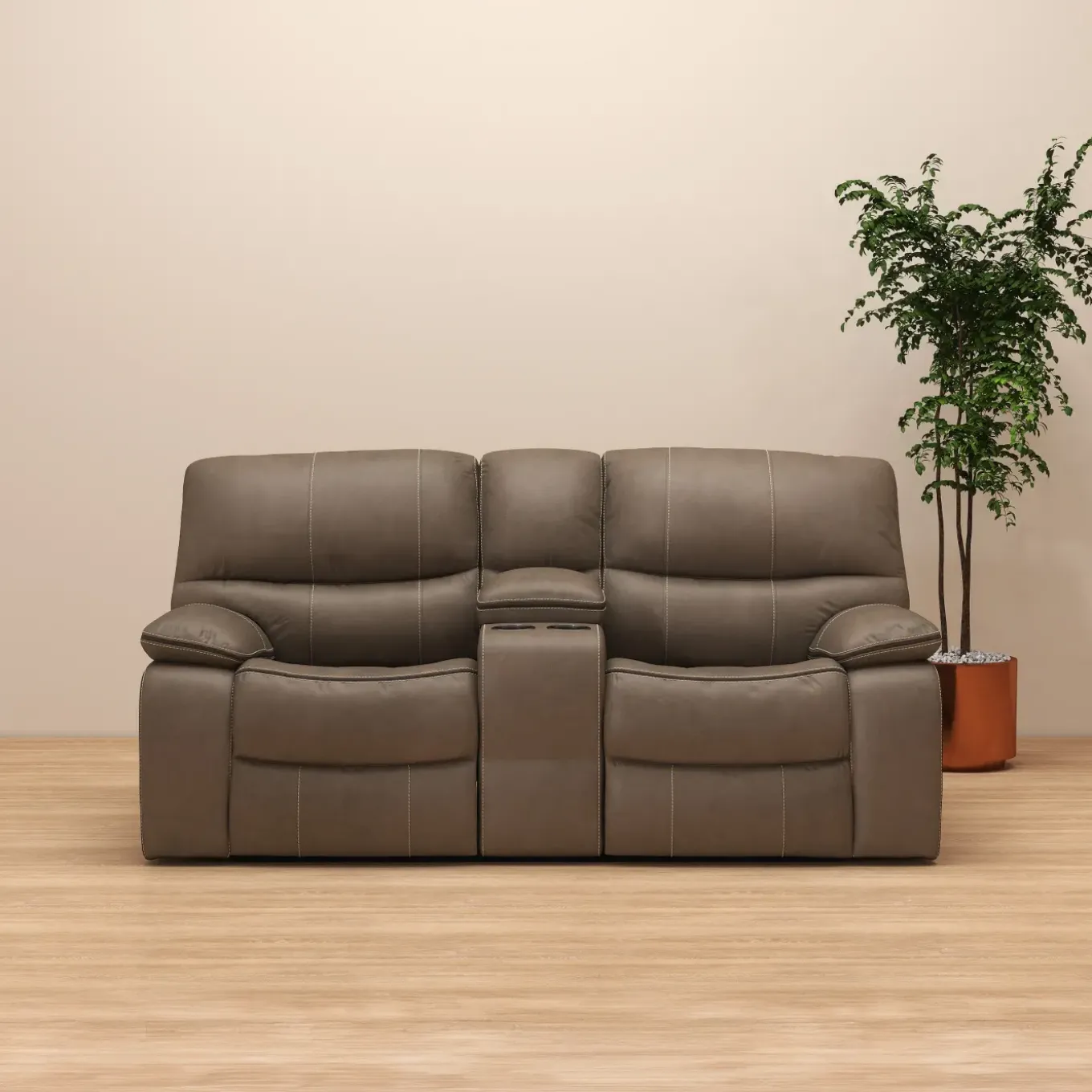 Trilogy Power Reclining Console Loveseat