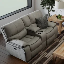 Trilogy Power Reclining Console Loveseat