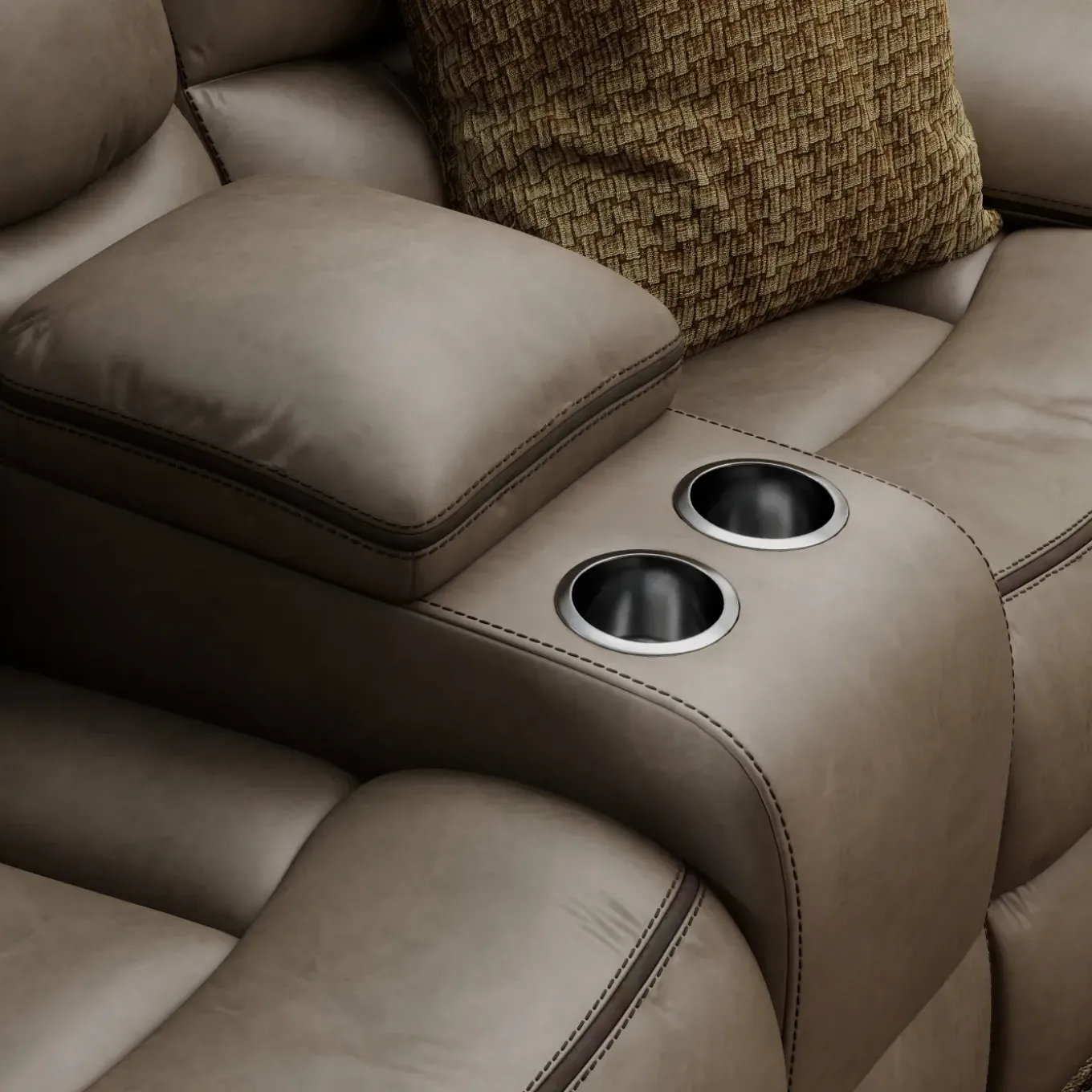 Trilogy Reclining Console Loveseat