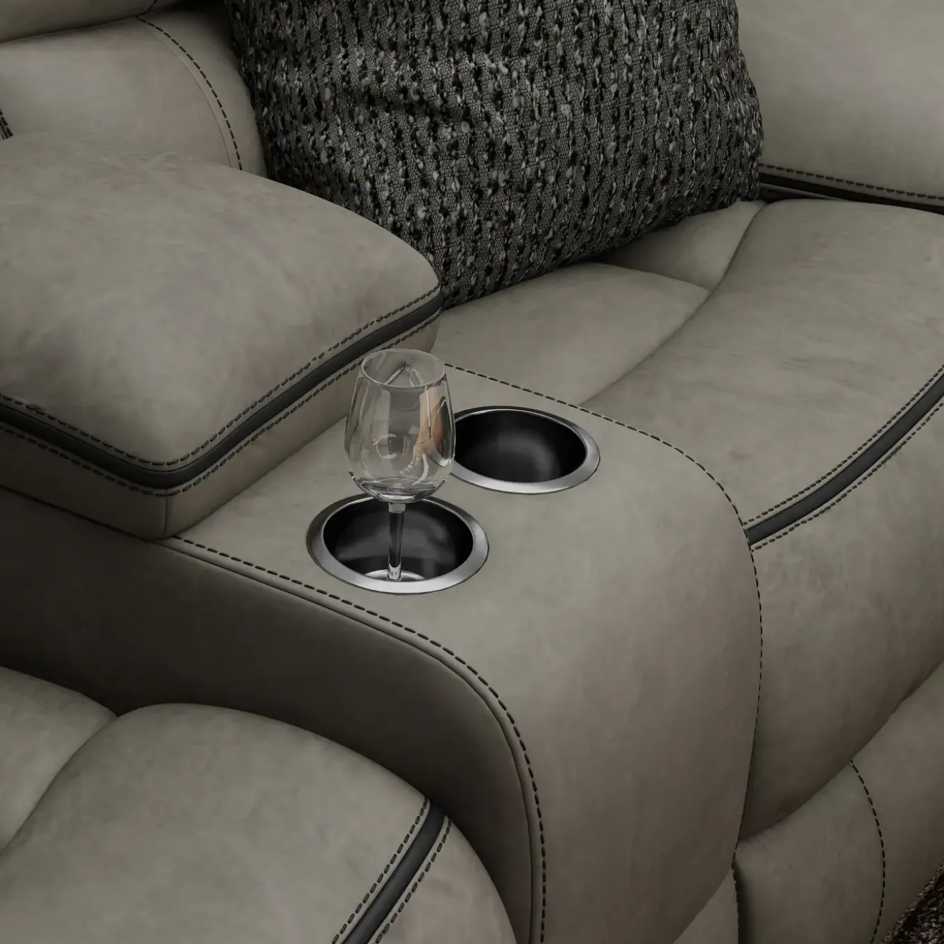Trilogy Reclining Console Loveseat