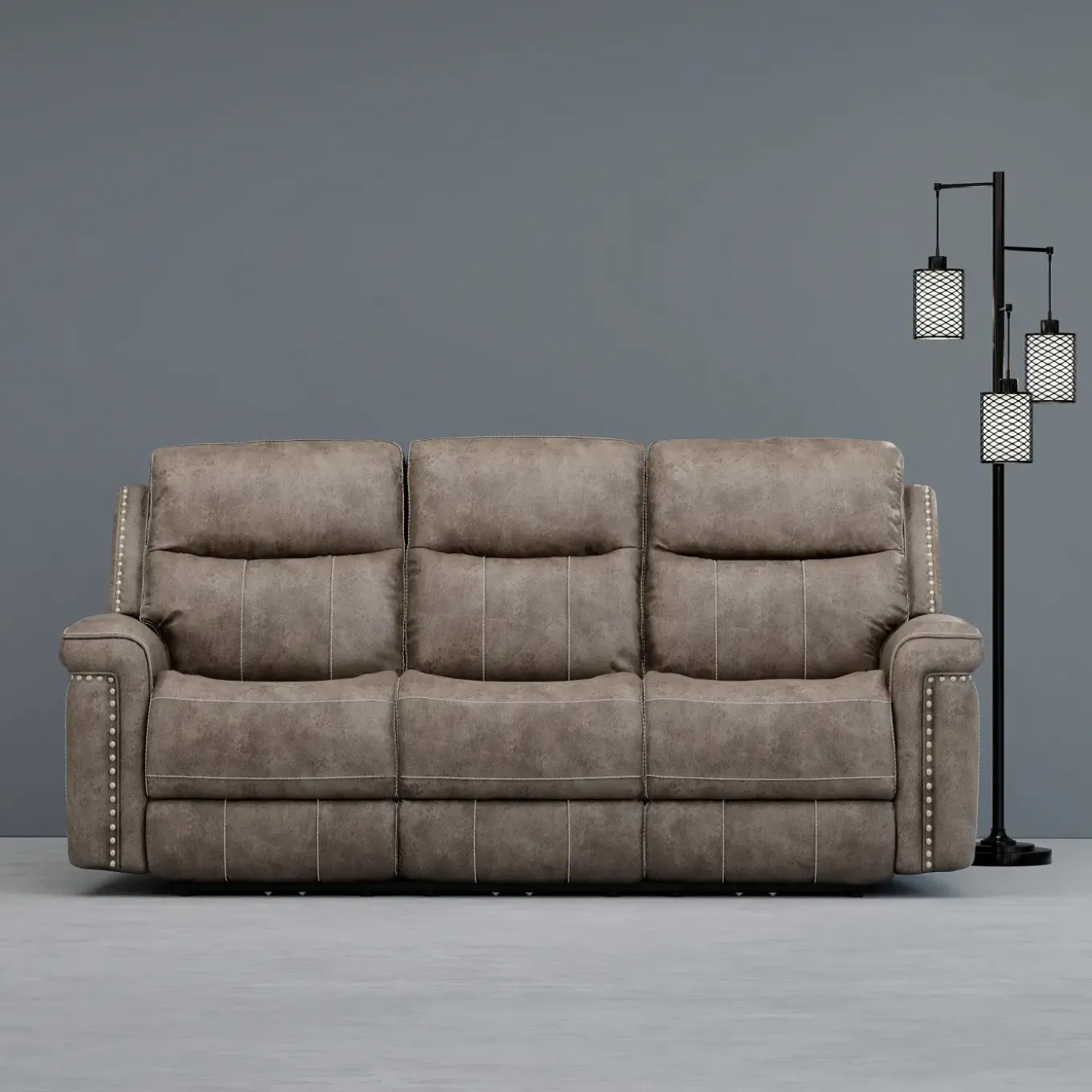 Triplex Power Triple Reclining Sofa
