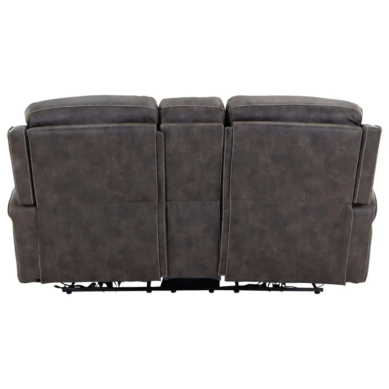 Triplex Reclining Console Loveseat