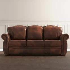 Tuscan Leather Living Room Set